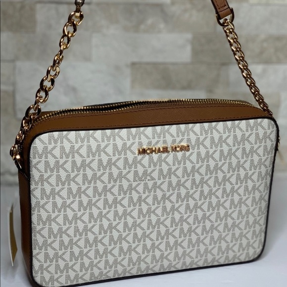- MICHAEL KORS LG EW Crossbody jet set Vanil… - Picture 3 of 11
